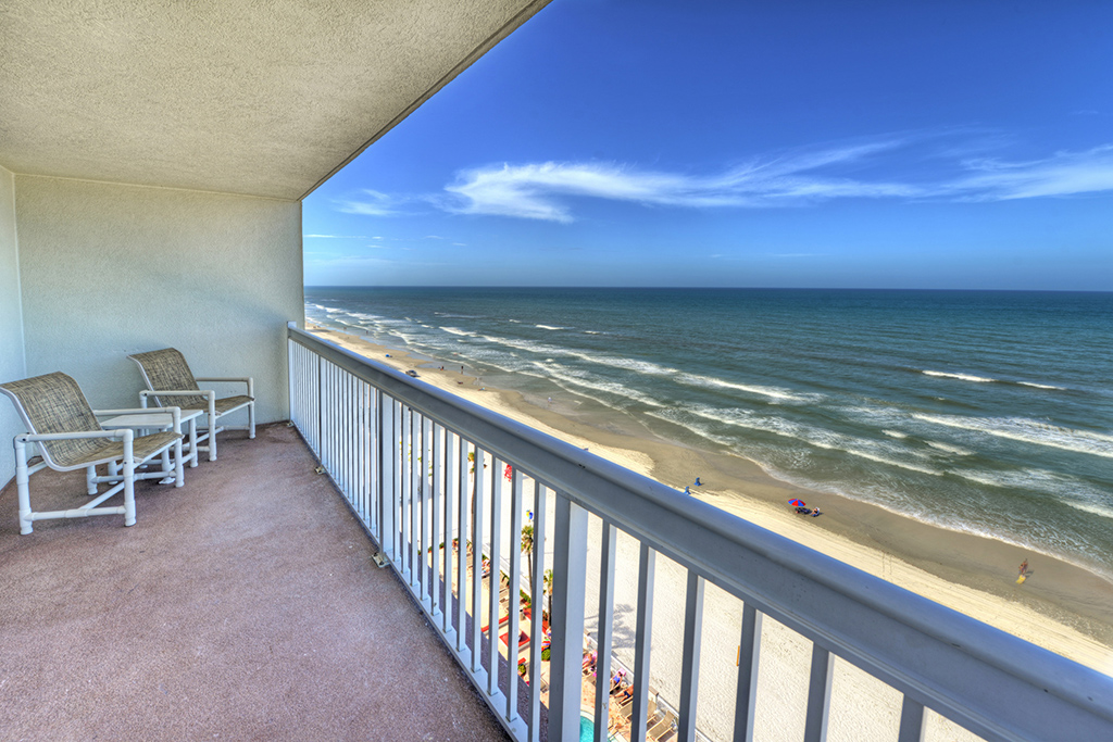 Daytona Beach Resort Studio Oceanfront Corner Condo Rental 1110 Vacation Daytona